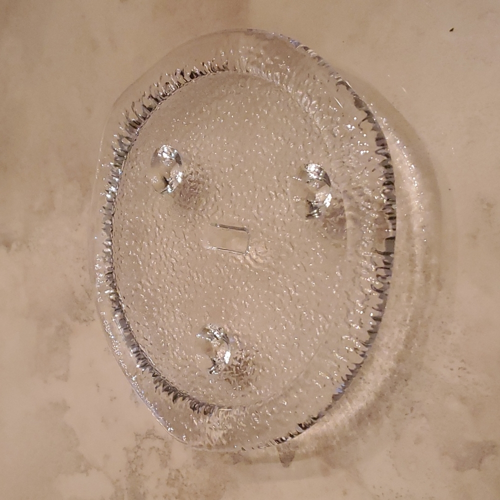Textured Glass Tray